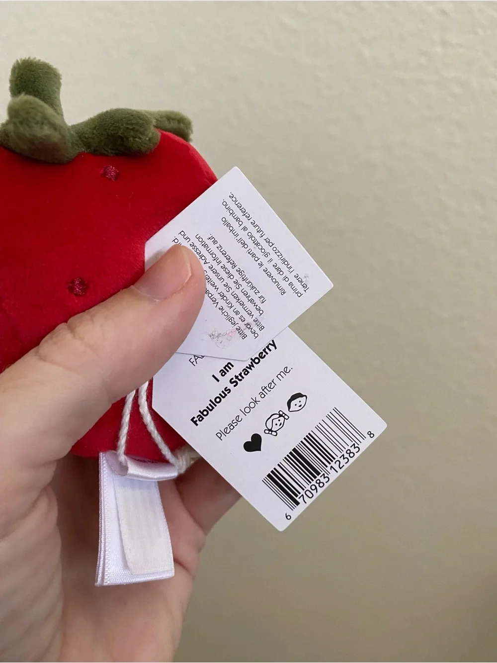 Jellycat Fabulous Strawberry